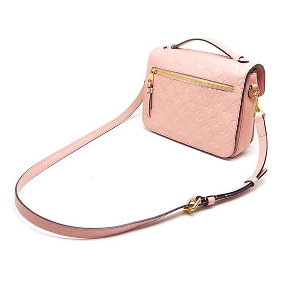 Louis Vuitton Pochette Metis MM 2 Way Implant Monogram Rose Poodle With Strap - Picture 2 of 8